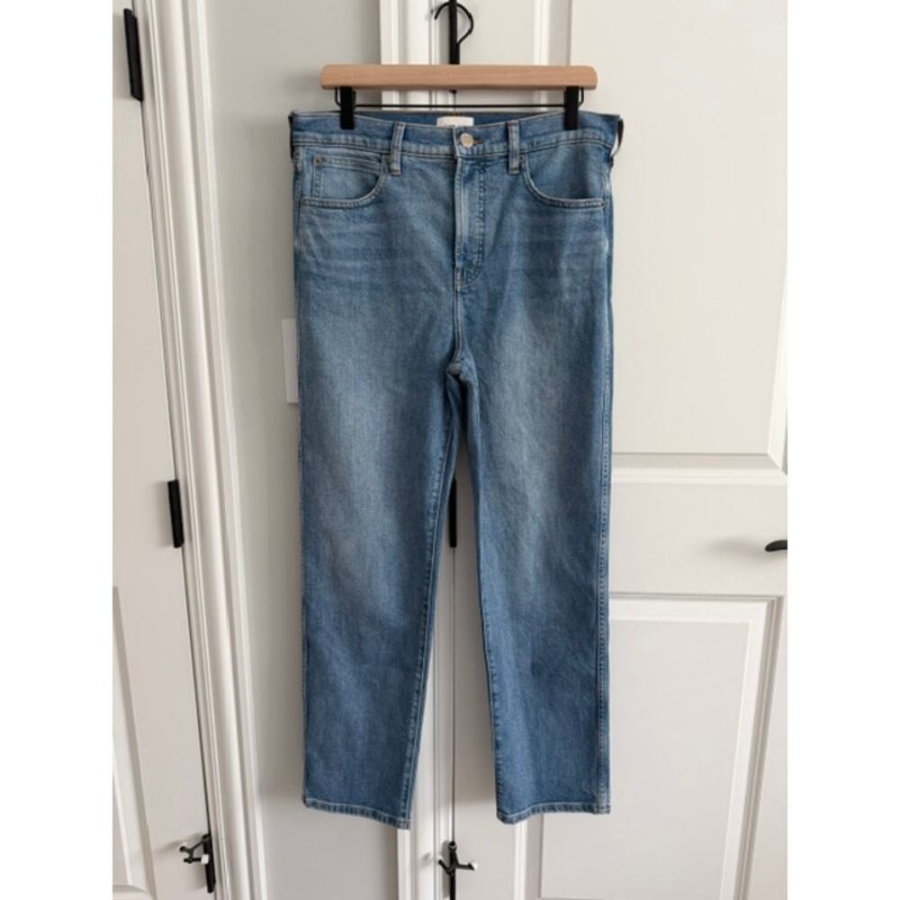 Everlane NWOT High-Rise Cigarette Jeans Medium Blue Size 30R - Picture 3 of 10